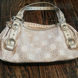 kathy van zeeland gold purse
